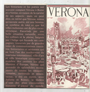 Publicité  , VERONA , Italie , 24 Pages , Plan , Photos ,  2 Scans , Frais Fr : 1.55€ - Tourism Brochures