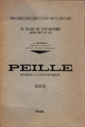 1933 - L. Barbera - Peille Des Origines à La Révolution Française - NB Planches HT - Envoi De L'auteur - Côte D'Azur