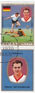 Ajman -2 Stamps Used  Calcio   Franz Beckembauer - 1970 – Mexico