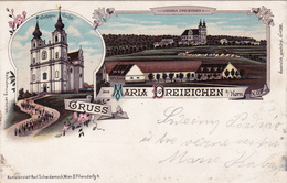 Gruss Aus Maria Dreieichen-Litho 1898 ! - Horn