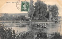 Villevallier    89      L'Yonne . Pont  Et Promenade En Barque          ( Voir Scan) - Sonstige & Ohne Zuordnung