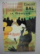 - Plaque En Tôle Moulin Rouge. La Goulue. Toulouse Lautrec - - Plaques En Tôle (après 1960)