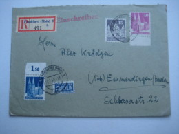 1949 , 5 Pfg. Bauten Vom Oberrand , Brief Aus Frankfurt - Covers & Documents