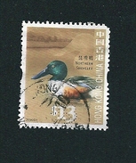 N° 1314 Oiseau Northern Shoveler Northern Shoveler  Timbre Hong-Kong (2006) Oblitéré 13$ - Oblitérés