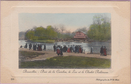 Brussel Bruxelles 1911 Bois De La Cambre Le Lac Et Le Chalet Robinson Ter Kamerenbos Meer - Forêts, Parcs, Jardins