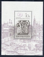 HUNGARY 1987 Buda Carvings Block MNH / **.  Michel Block 191 - Blocchi & Foglietti