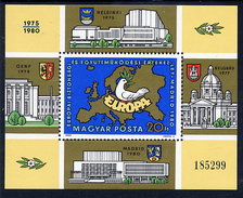 HUNGARY 1980 European Security Conference Block MNH / **.  Michel Block 147 - Hojas Bloque
