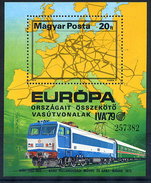 HUNGARY 1979 International Transport Exhibition Block MNH / **.  Michel Block 137 - Hojas Bloque