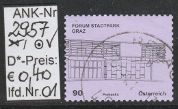 1.5.2011 - SkFM/DM "Kunsthäuser - Forum Stadtpark, Graz "  - O Gestempelt - Siehe Scan (2957o 01-14) - Usati