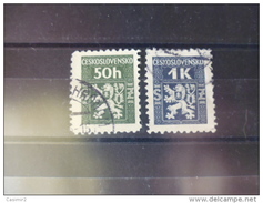 TCHECOSLOVAQUIE  TIMBRE  REFERENCE  YVERT N°1.2 - Official Stamps