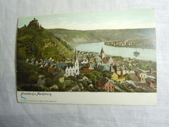 AK Cp -- Braubach Mit Marksburg, Um 1900 Heliocolorkarte - Braubach