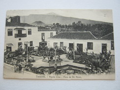 1914 , Marineschiffspost Stempel  Auf Ansichtskarte Aus Teneriffa - Otros & Sin Clasificación