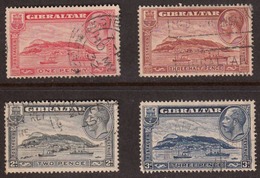 Gibraltar 1931-33 Rock Of Gibraltar, Cancelled, Sc# 96-99, SG 110-113 - Gibraltar