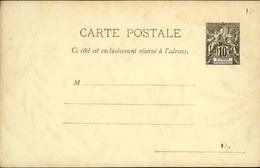 STE MARIE DE MADAGASCAR - Entier Sur Carte Au Type Groupe - P21109 - Cartas & Documentos