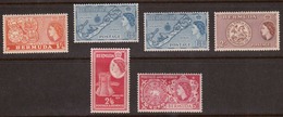 Bermuda 1953-58 Mint No Hinge/mint Mounted, See Notes, Sc# 143-160, SG 135-148 - Bermudes