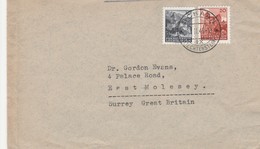Liechtenstein Lettre Pour La Grande Bretagne 1947 - Storia Postale