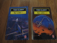 Lot De 2 Livres De Poche Albin Michel- Genre Triller Militaire Par Tom Clancy-Tome 1 Et 2 - Lots De Plusieurs Livres