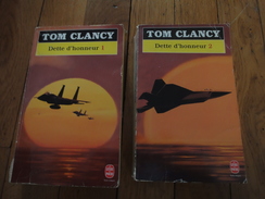 Lot De 2 Livres De Poche Albin Michel- Genre Triller Militaire Par Tom Clancy-Tome 1 Et 2 - Paquete De Libros
