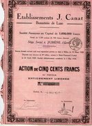 VP7519 - Action Des Etablissements J.CANAT - Siège Social à SUMENE ( Gard ) - Tessili