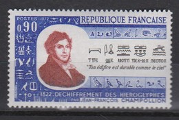 M 87) Frankreich 1972 Mi# 1811 **: J F Champollion, Ägyptologe, 150. Jahrestag Der Entzifferung Der Hieroglyphen - Egiptología