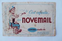 BEAU BUVARD " NOVEMAIL "," C'EST ENFANTIN AVEC NOVEMAIL", - Pinturas