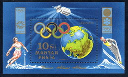 HUNGARY 1972 Olympic Publicity Block MNH / **.  Michel Block 89 - Blokken & Velletjes