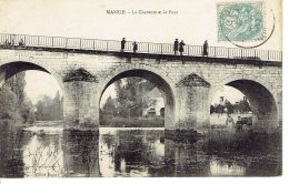 16 Mansle La Charente Et Le Pont Animé - Mansle