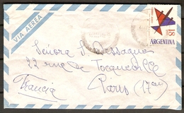 ARGENTINE   -  Lettre Pour La France.   Timbre  :   Avion - Covers & Documents