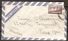 ARGENTINE   -   Lettre Pour La France.   Timbre : Barrage  /  Digue. - Cartas & Documentos