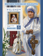 SOLOMON ISLANDS 2016 ** Mother Teresa Of Calcutta S/S - IMPERFORATED - A1702 - Madre Teresa