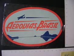 PLANE - AEROVIAS BRAZIL LABEL - Pubblicità