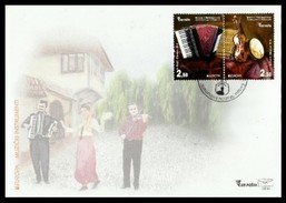 SALE!!! BOSNIA HERZEGOVINA SARAJEVO 2014 EUROPA CEPT MUSIC INSTRUMENTS - FDC First Day Cover Of The Stamps - 2014