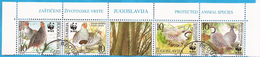 2000  2966-69 WWF  FAUNA BIRDS JUGOSLAVIJA JUGOSLAWIEN USED - Gebraucht