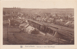 Esch S/Alzette - Panorama & Usine Terres Rouges (pont, Voies Ferrées) - Pas Circulé, Provient D'un Carnet - Esch-sur-Alzette