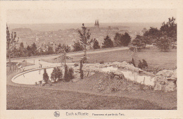 Esch S/Alzette - Panorama Et Partie Du Parc (bassin D'eau)- Pas Circulé, Provient D'un Carnet - Esch-sur-Alzette