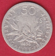 France 50 Centimes Semeuse 1898 - Altri & Non Classificati