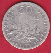 France 50 Centimes Semeuse 1898 - Other & Unclassified