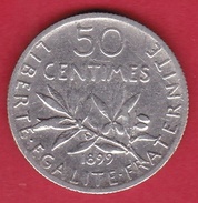 France 50 Centimes Semeuse 1899 - Altri & Non Classificati