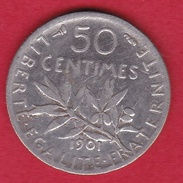 France 50 Centimes Semeuse 1901 - Altri & Non Classificati