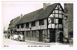 RB 1142 -  Real Photo Postcard - Cars Outside Henley-in-Arden Guildhall - Solihull Warwickshire - Sonstige & Ohne Zuordnung