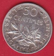 France 50 Centimes Semeuse 1904 - Autres & Non Classés