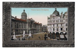 RB 1142 -  1911 Postcard - Victoria Square & Statues Birmingham Warwickshire - Birmingham