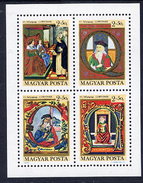 HUNGARY 1970 Stamp Day: Art  Block MNH / **.  Michel Block 77 - Blocks & Kleinbögen