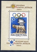 HUNGARY 1960 Olympic Games  Block MNH / **.  Michel Block 30 - Blokken & Velletjes