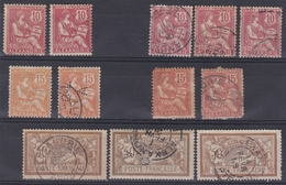 Alexandrie - Lot De 36 Timbres N°19*-N°23(o)-N°24*/o-N°25*/o-N°25a*/o-N°26(o)-N°27*/o-N°30(o)-N°31(o) - Nuevos