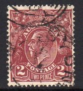 Australia 1926-30 2d Red-brown GV Head, Wmk. 7, Perf. 13½x12½, Used (SG98) - Used Stamps