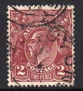 Australia 1926-30 2d Red-brown GV Head, Wmk. 7, Perf. 13½x12½, Used (SG98) - Oblitérés