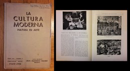 La Cultura Moderna Natura Ed Arte. Numero 9. Anno XLIX 1940. Autografato Da Ugo Nebbia. - Arte, Design, Decorazione