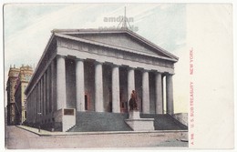 USA, NEW YORK CITY NY, US Sub-Treasury Building, Antique 1900s UDB Cosmospec Series Unused Vintage Postcard [6955] - Autres Monuments, édifices