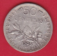 France 50 Centimes Semeuse 1905 - Other & Unclassified